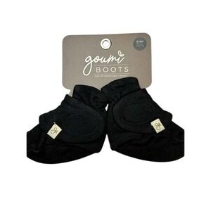 Goumi Kids Boots 0-3M Black Easy‎ On Breathable Organic Baby Booties 0-3 NWT